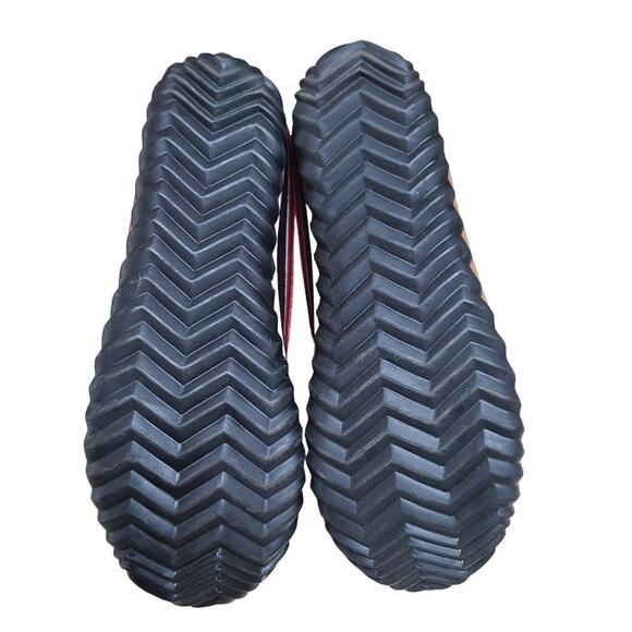 Sorel Red Black Gypsy Out N About Waterproof Lace Up Ankle Boots NEW 7 1/2 - Picture 7 of 7